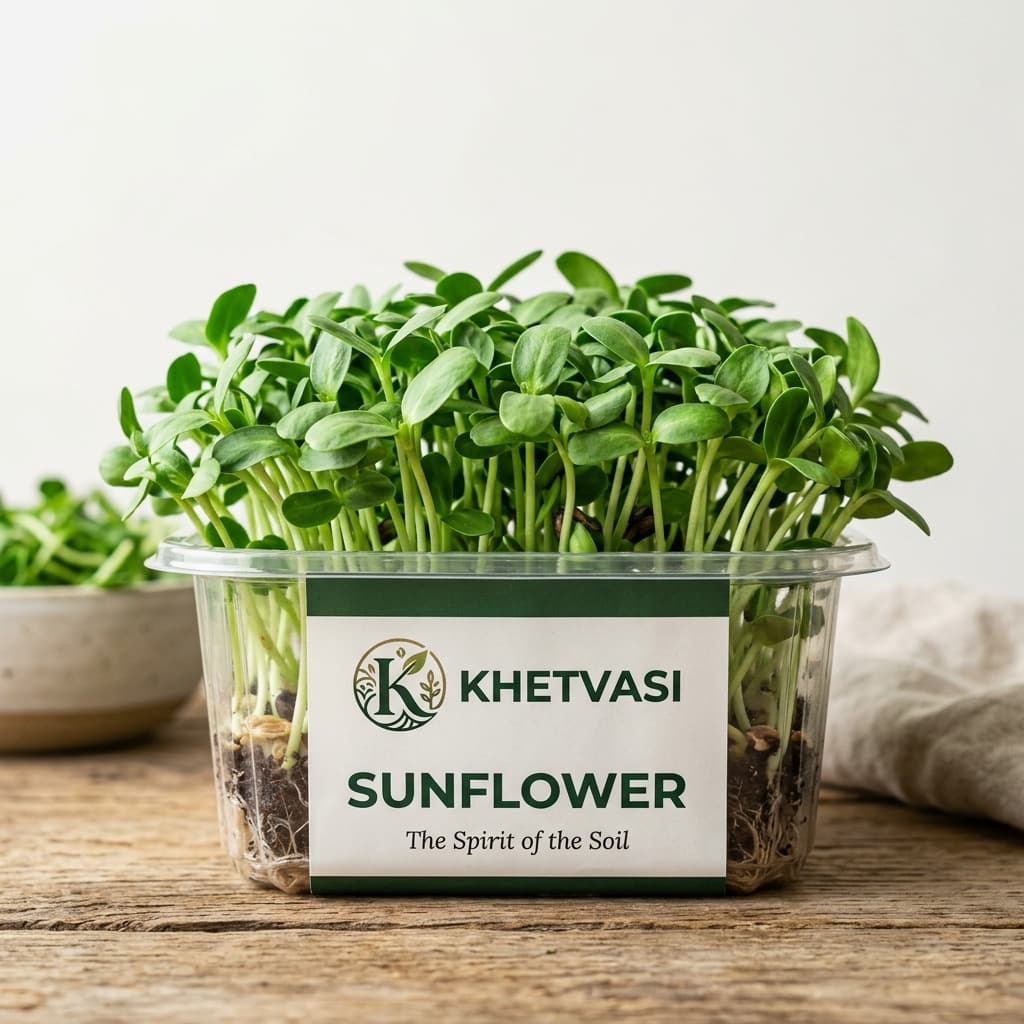 Khetvasi Sunflower Microgreens